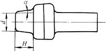 模锻件结构设计:平锻件的模锻斜度