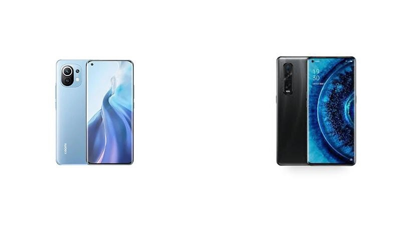 小米11 vs OPPO Find X2:规格比较