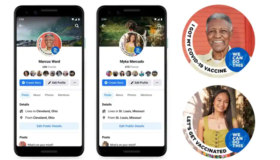 Facebook推出新的个人资料框架